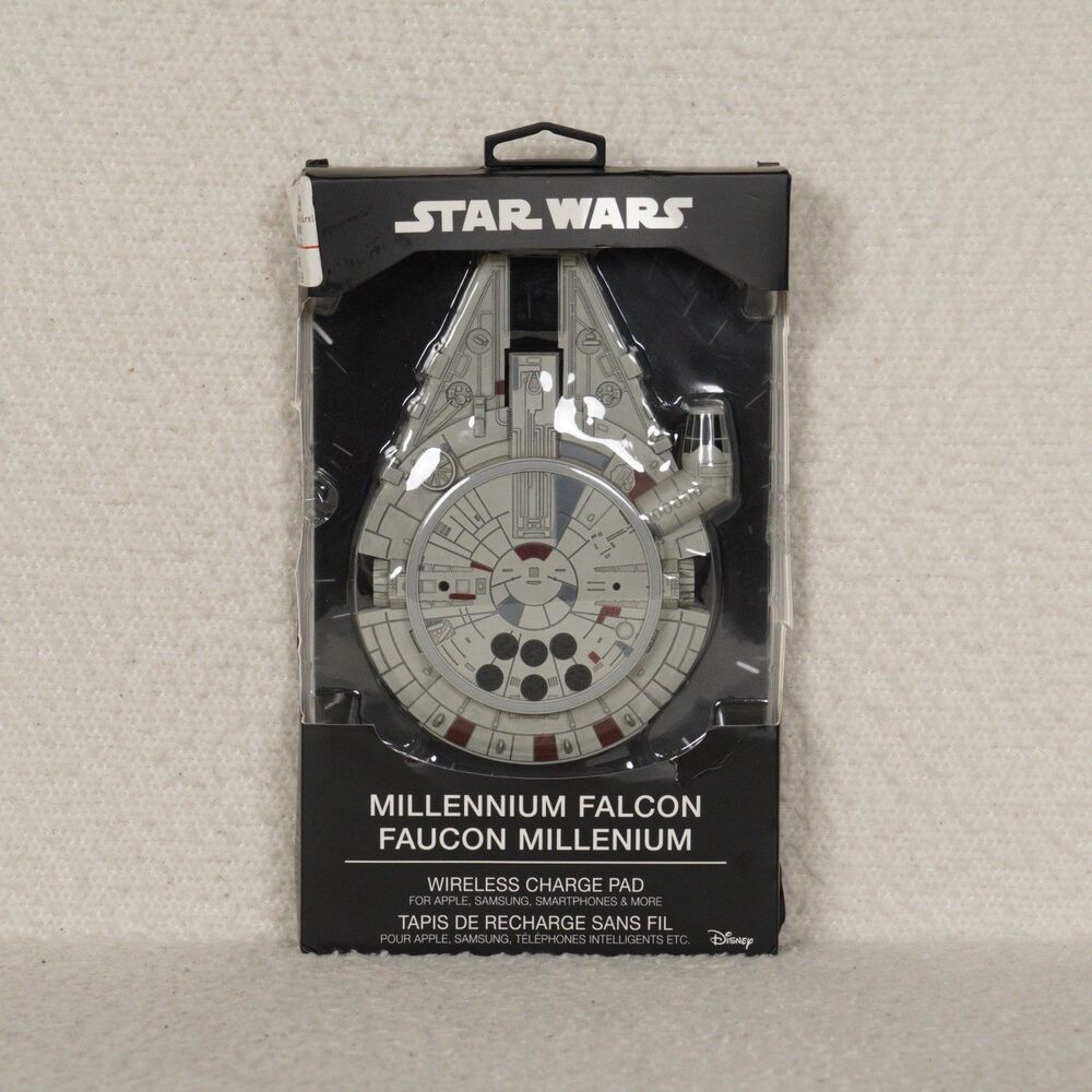 Sharper Image Disney Millenium Falcon Wireless Charge Pad Star Wars 2021 Sealed